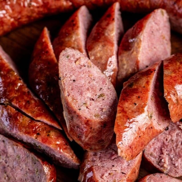 Sausage by the pound.