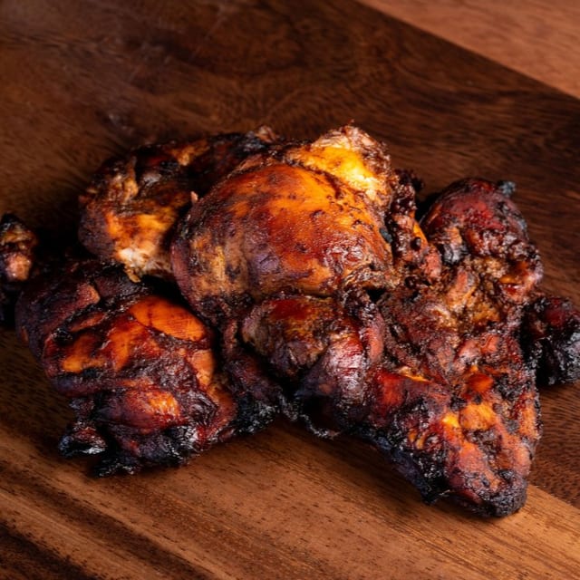 Chicken by the pound.